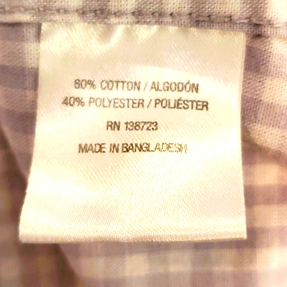 TWICE M GREY CHECK LONG SLEEVE SNAP UP - Picture 4 of 4